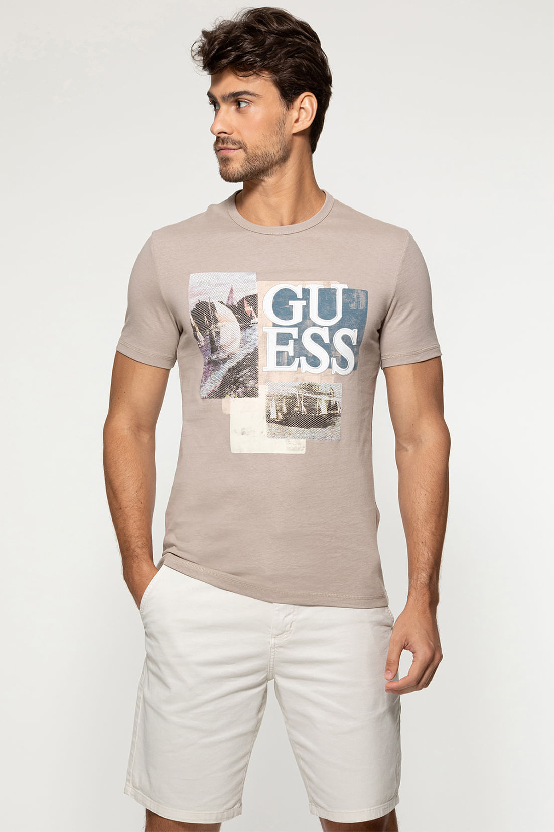 Camiseta Sail Boat Guess Cinza - Imagem 20