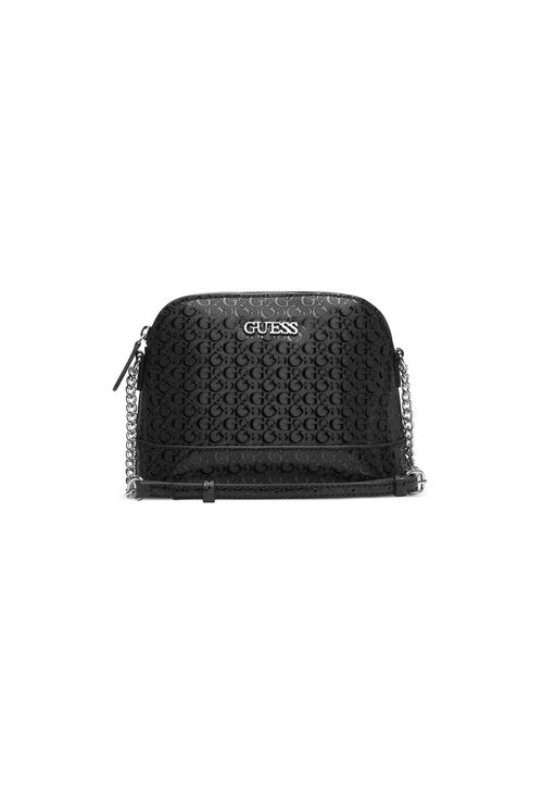 Bolsa Mini Guess Tidewood Top Zip Preto