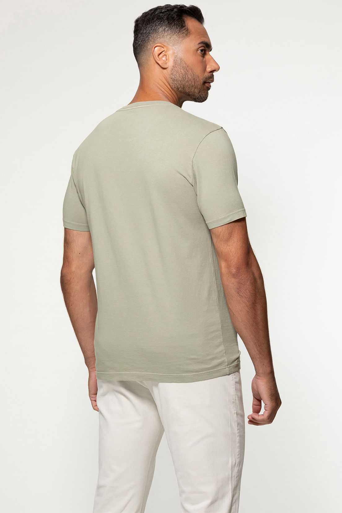 Camiseta Guess Aplique Sarja Verde - Imagem 19