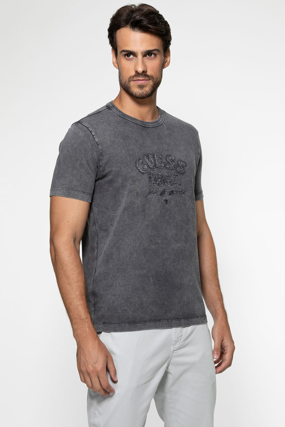 Camiseta Rugby Patch Guess Preto - Imagem 16