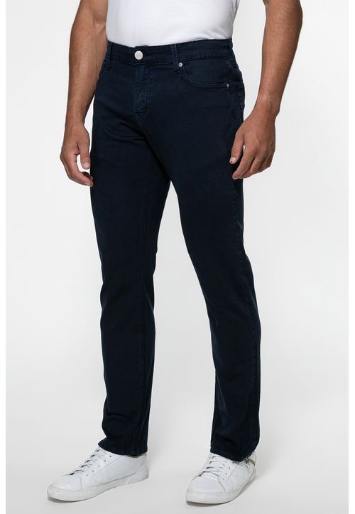 Calça Sarja Slim Straight Azul Escuro