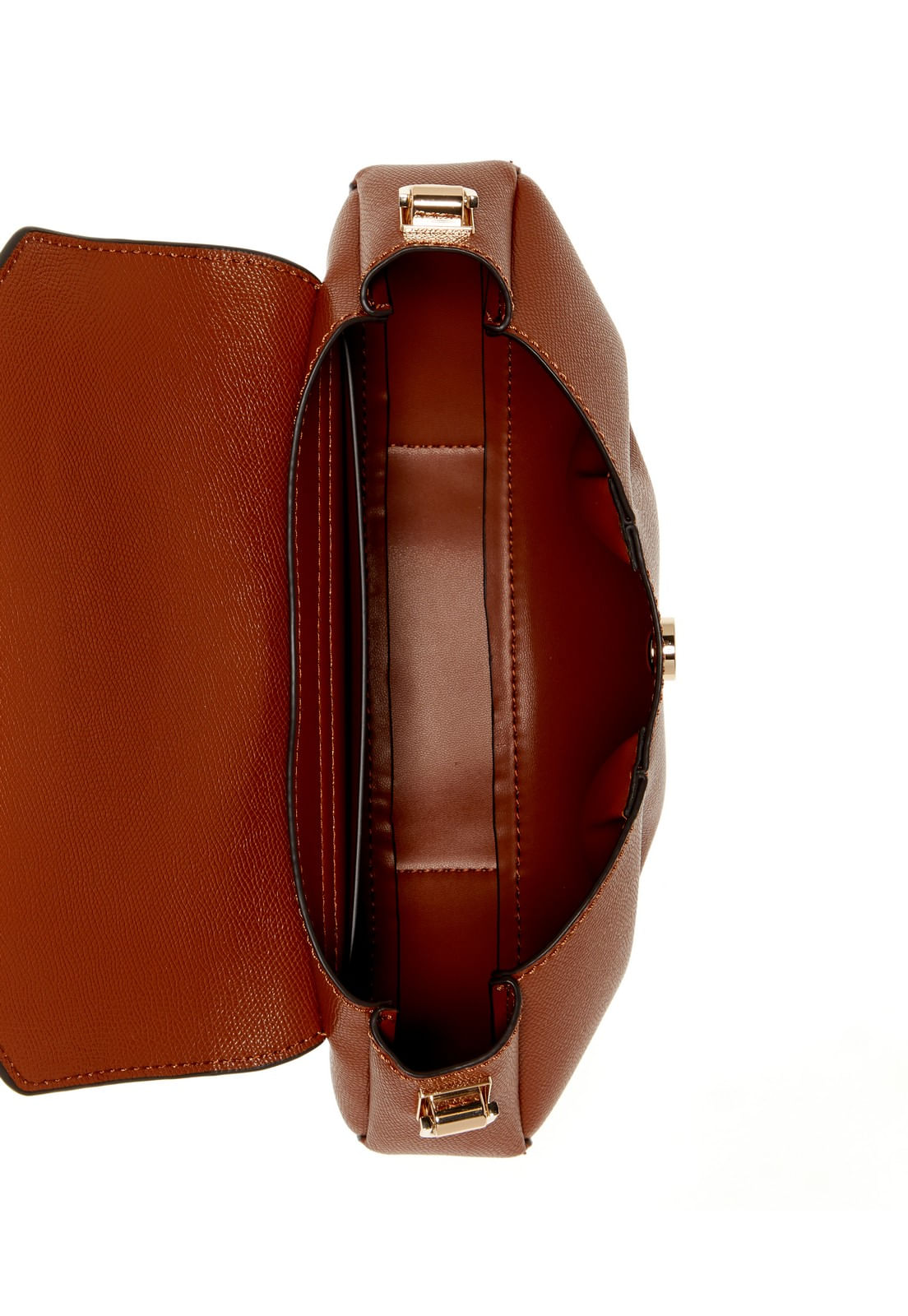 Bolsa Amorette Flap Crossbody Marrom - Imagem 4