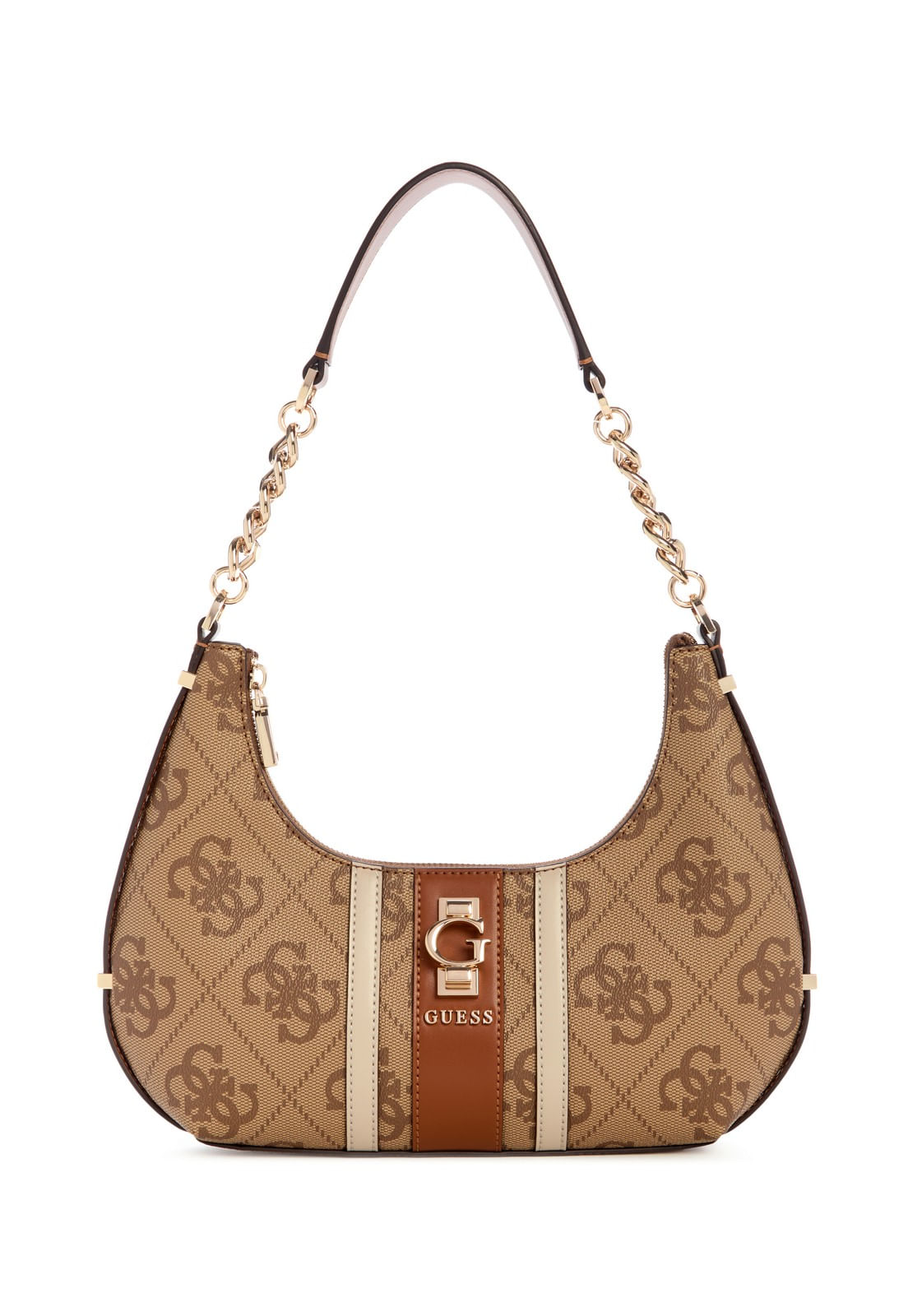 Bolsa Erenia Top Zip Shoulder Bag Bege