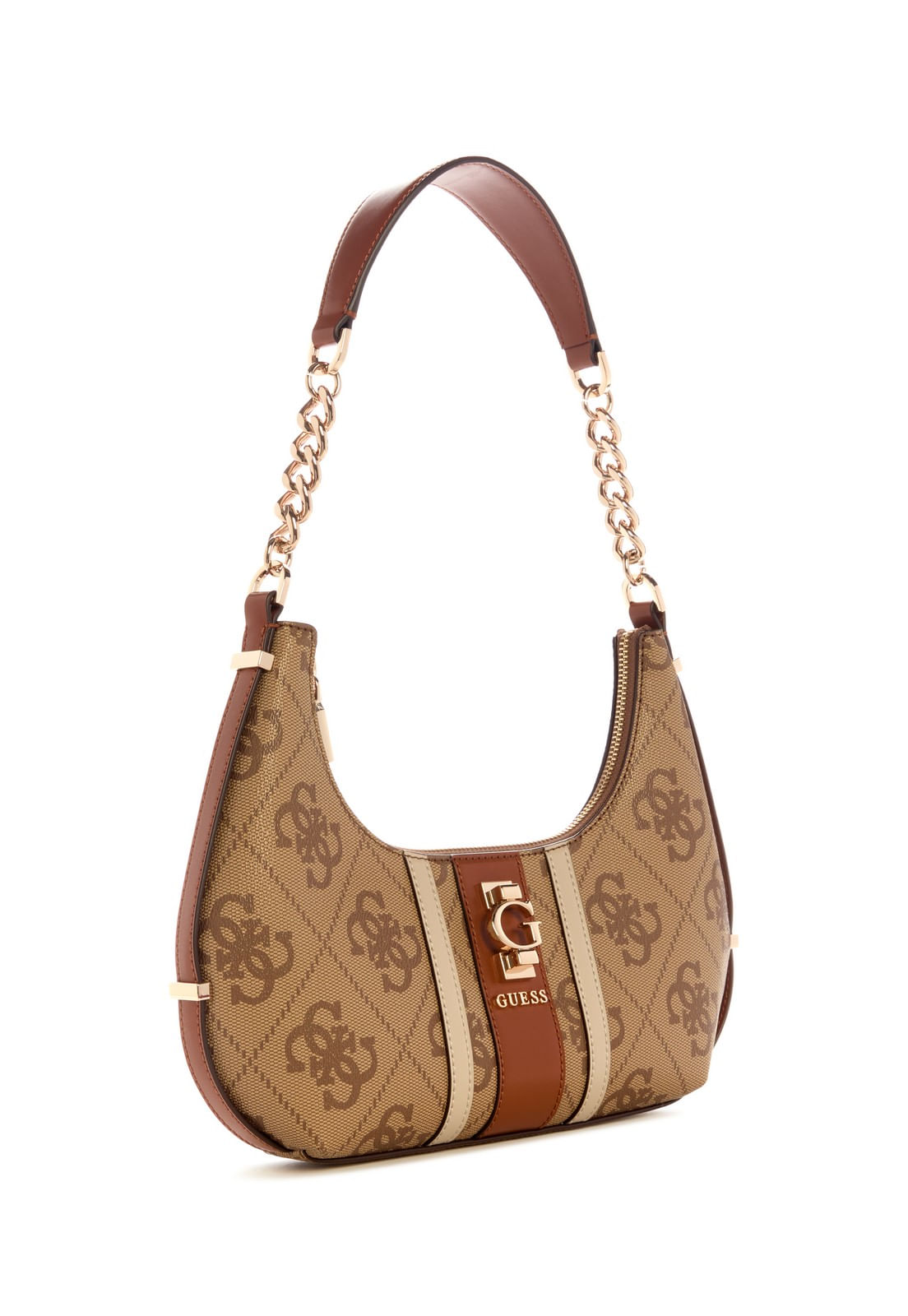 Bolsa Erenia Top Zip Shoulder Bag Bege - Imagem 2