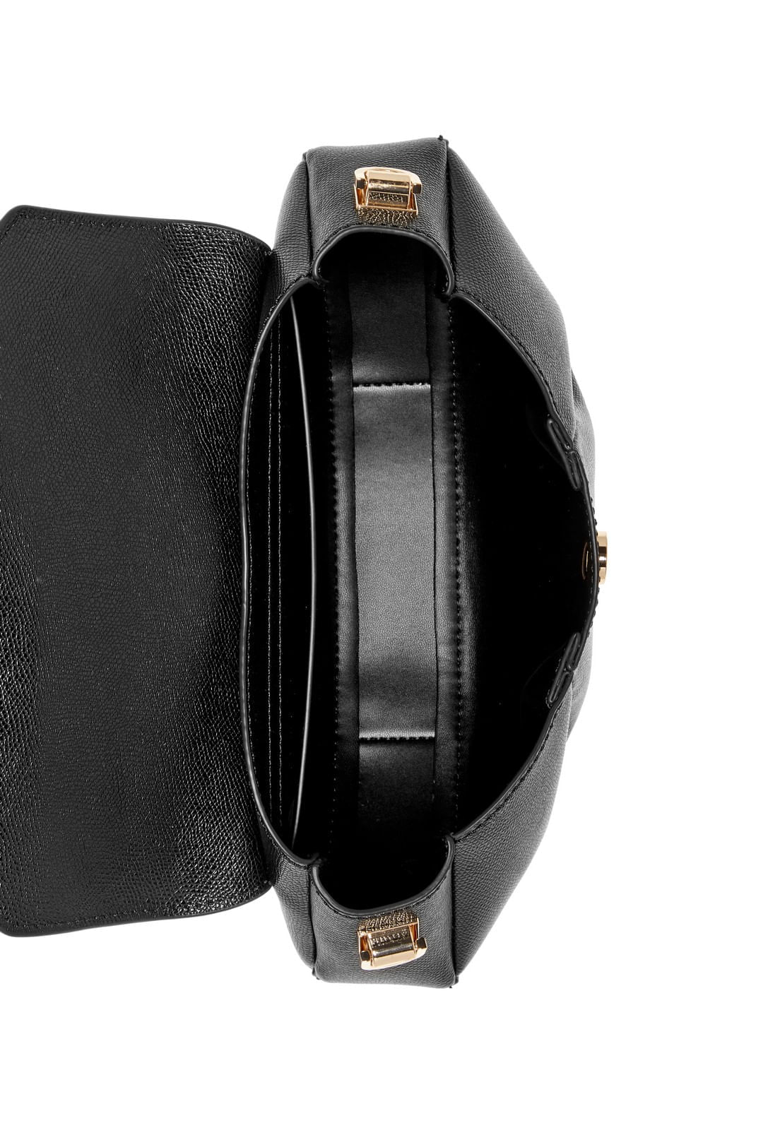 Bolsa Amorette Flap Crossbody Preto - Imagem 6