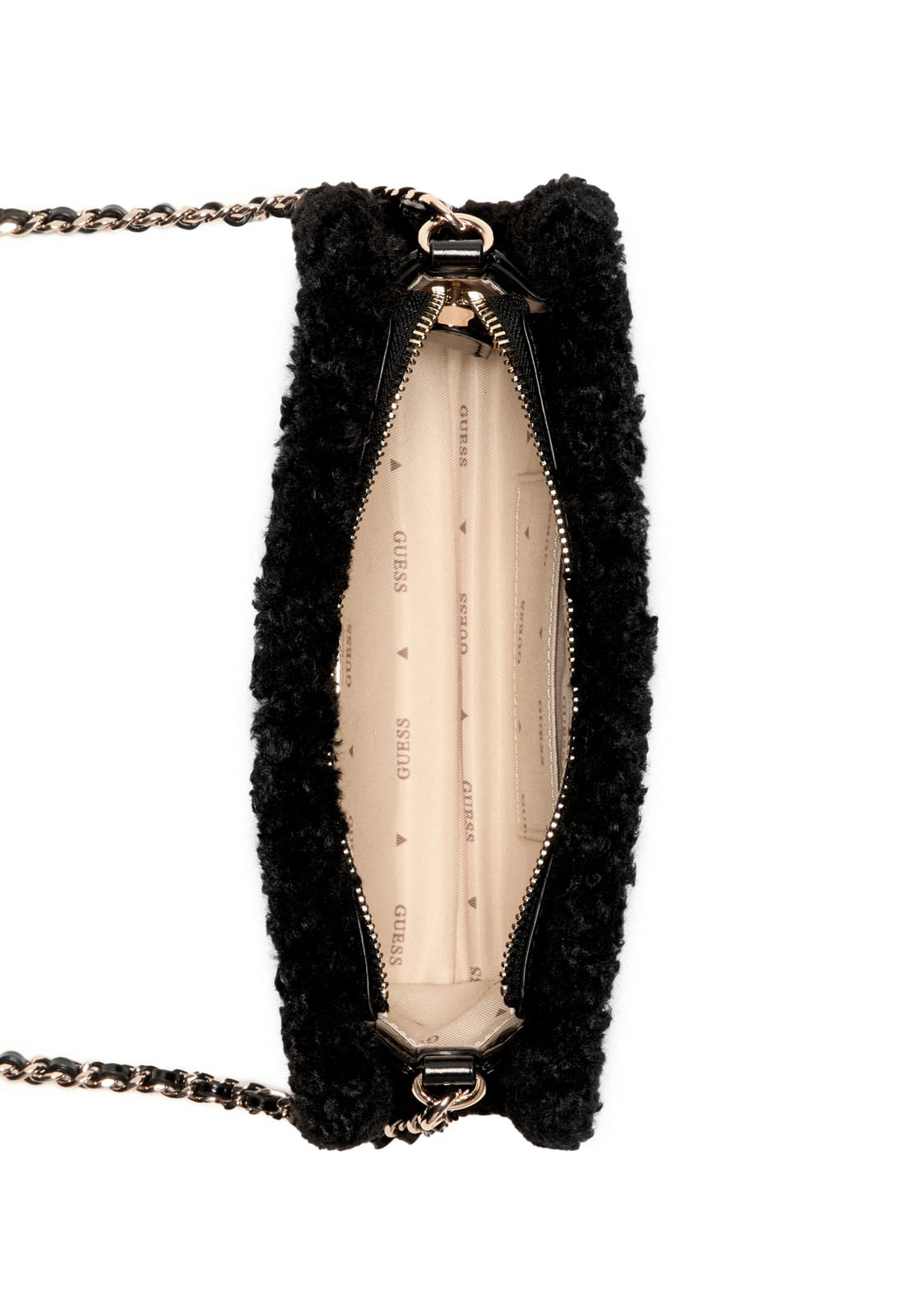 Bolsa Mini Cristi Top Zip Crossbody Preto - Imagem 4