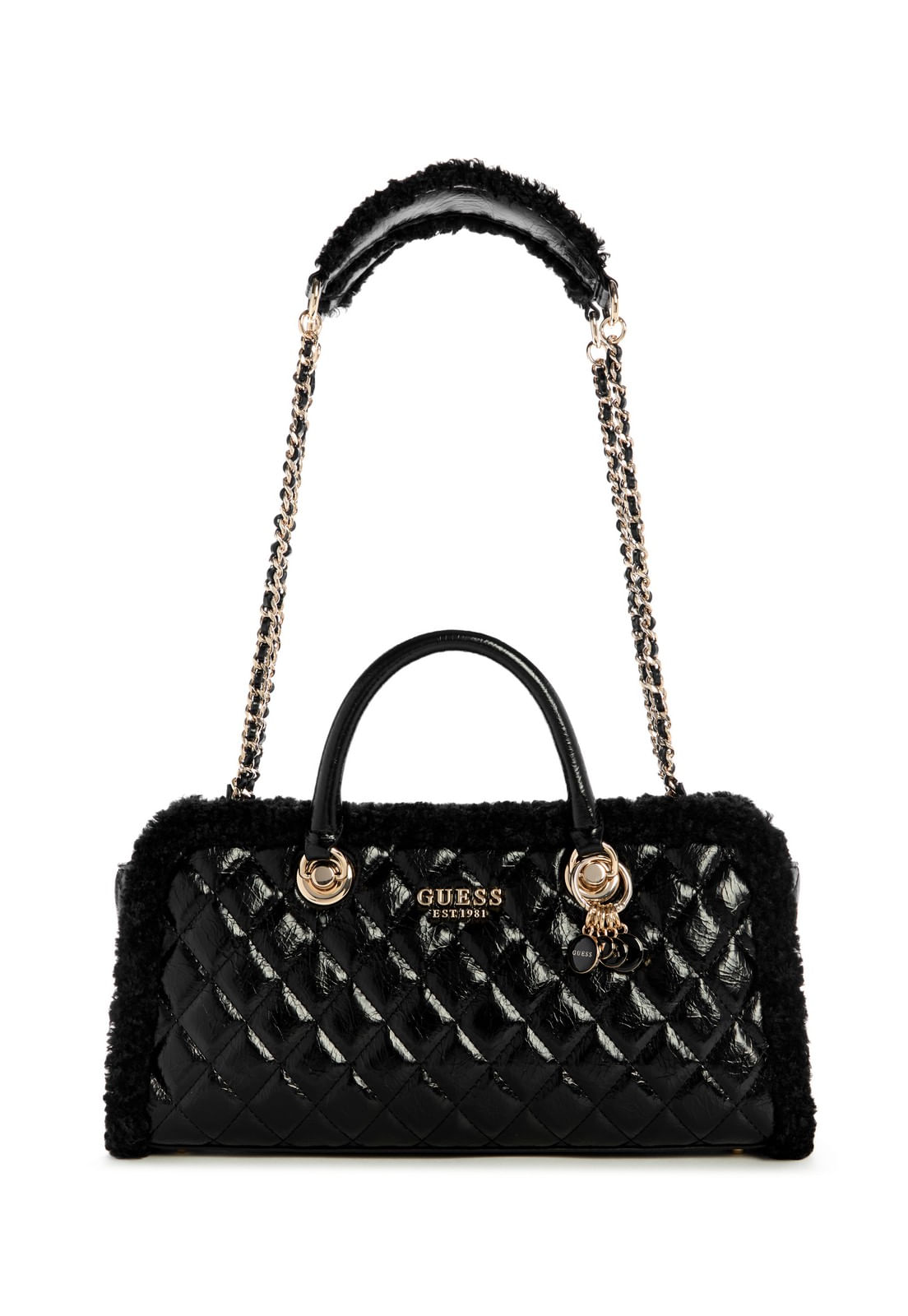 Bolsa Cristi Shoulder Satchel Preto