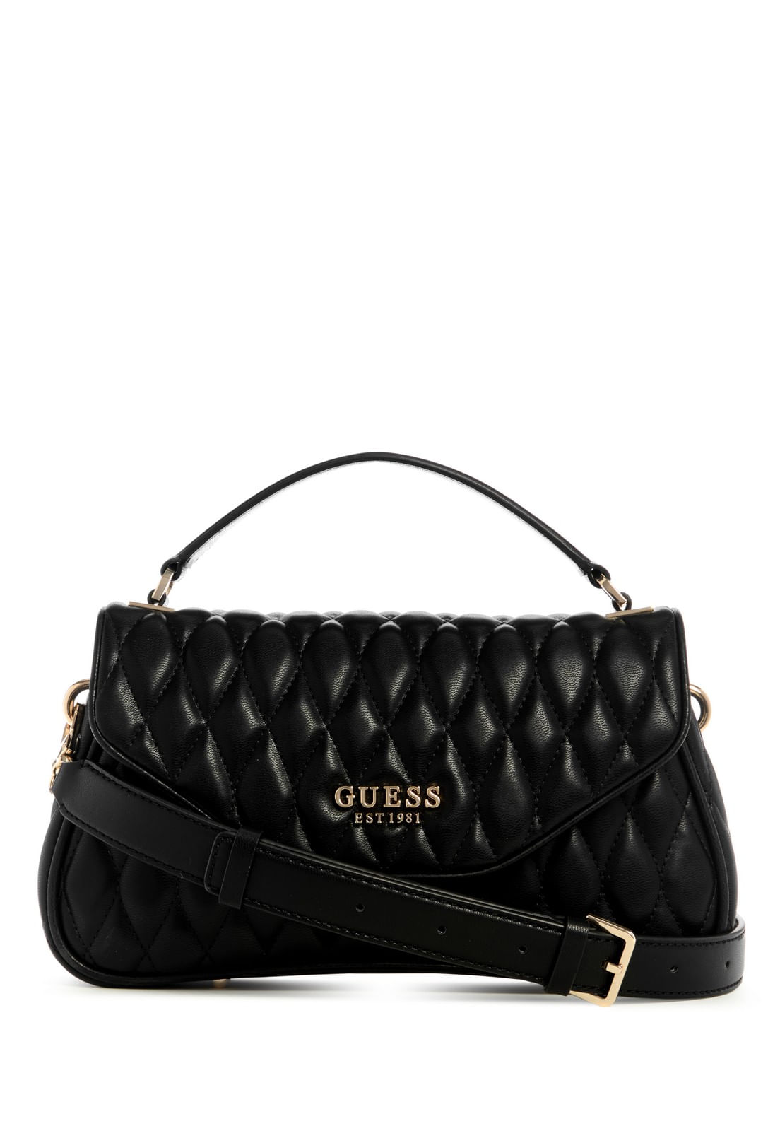 Bolsa Valla Top Handle Flap Preto