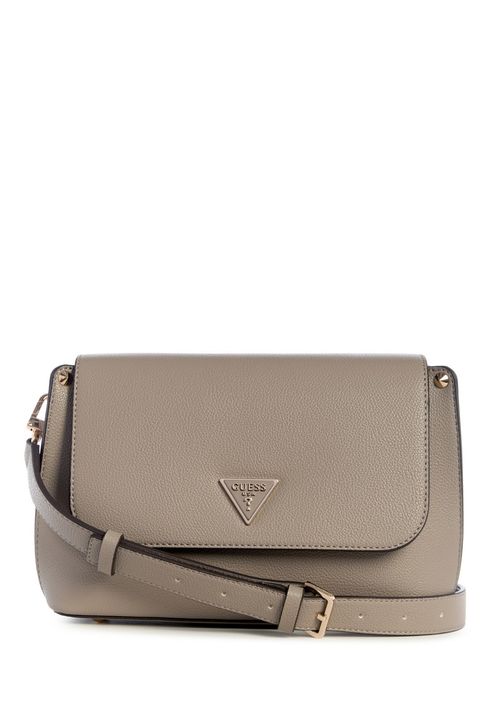 Bolsa Meridian Ii Flap Crossbody Bege