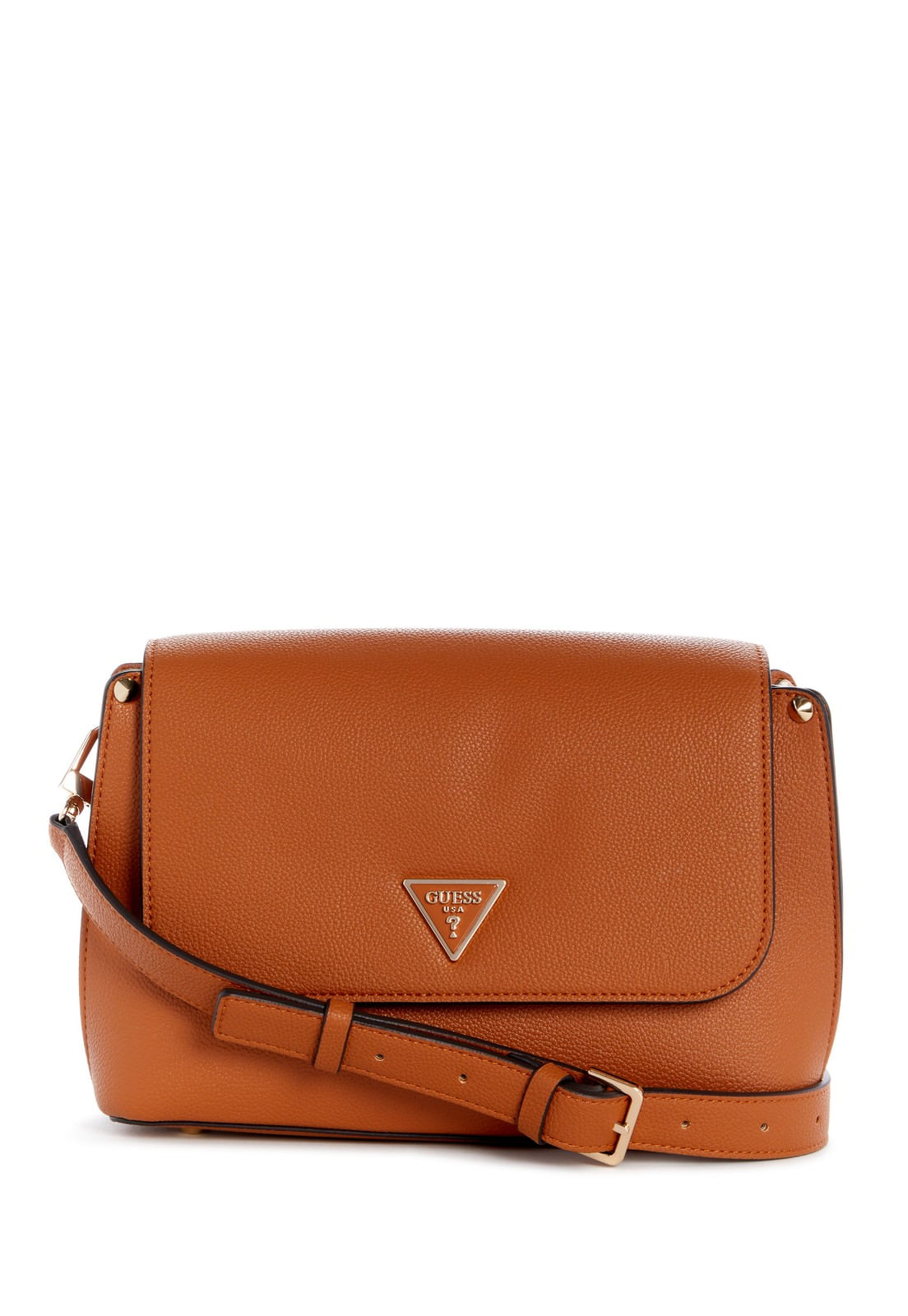 Bolsa Meridian Ii Flap Crossbody Marrom