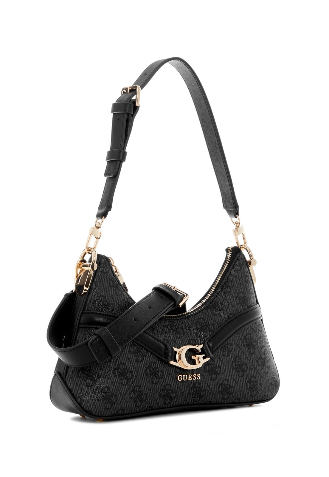 Bolsa Mini Dea Top Zip Shoulder Bag Preto - Imagem 2