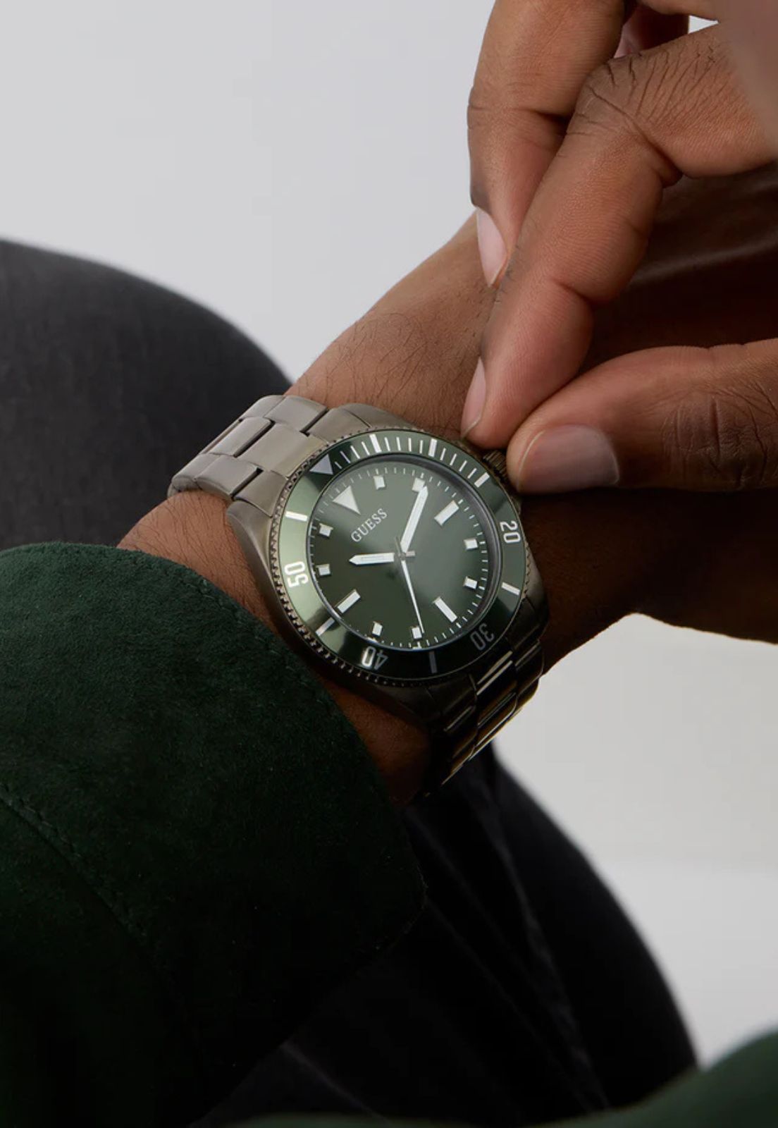 Relógio Sport Aço Preto - Imagem 2