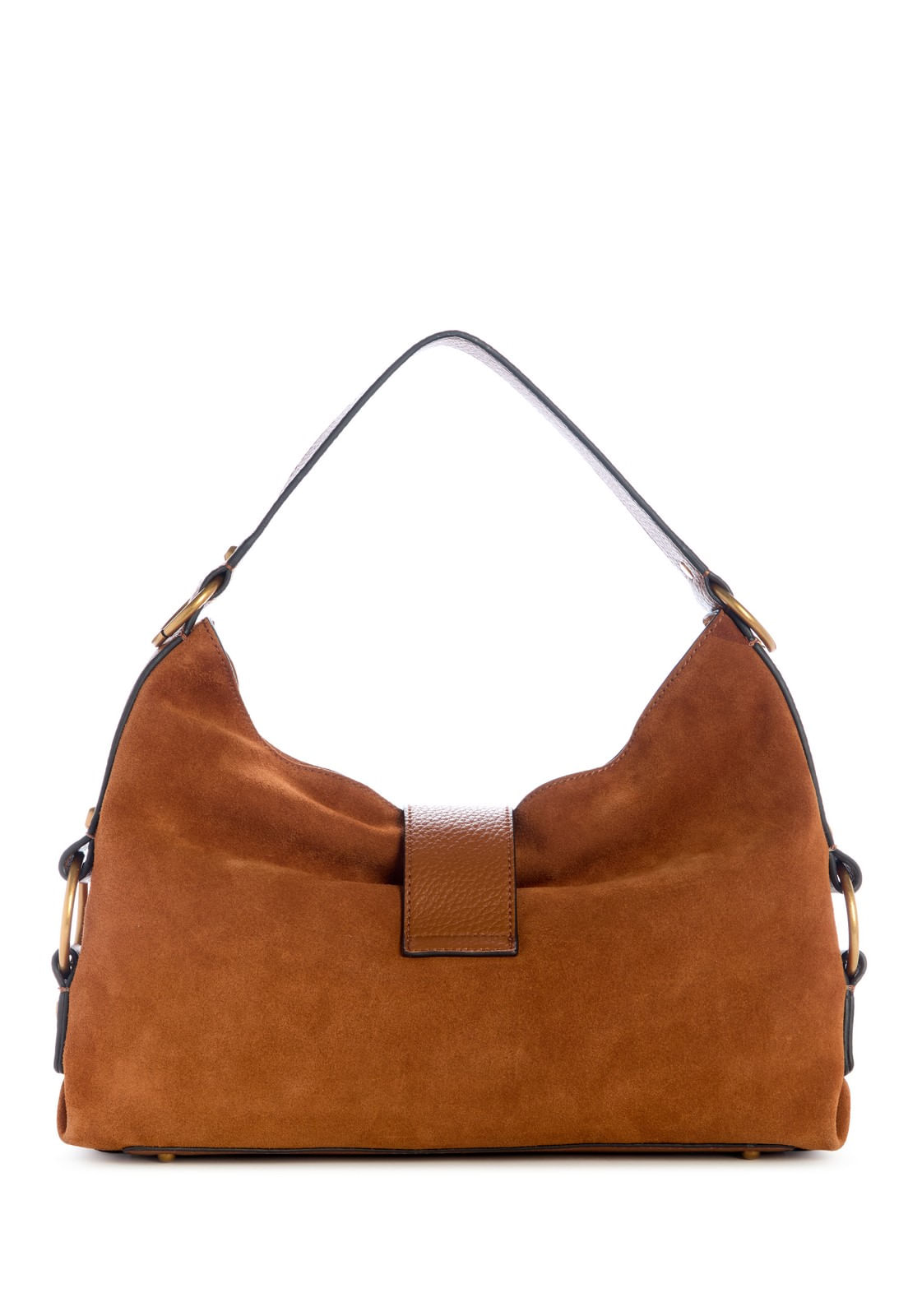 Bolsa Camden Shoulder Bag Suede Marrom - Imagem 3