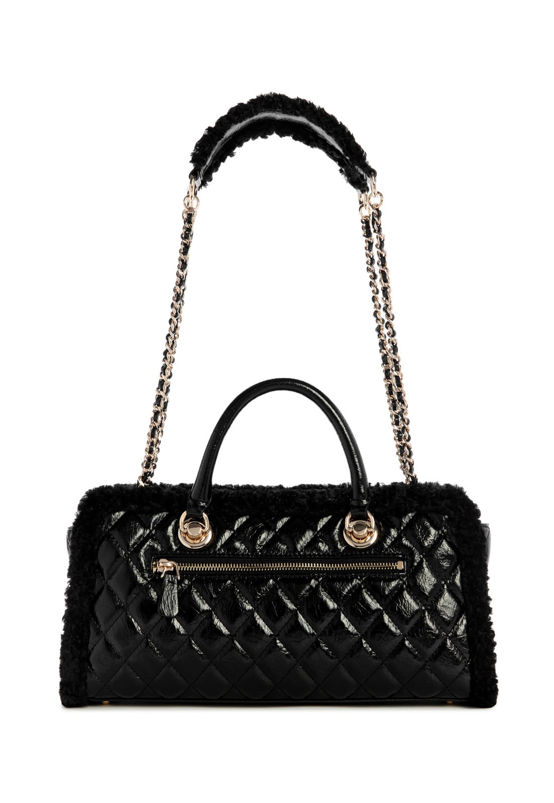 Bolsa Cristi Shoulder Satchel Preto - Imagem 7