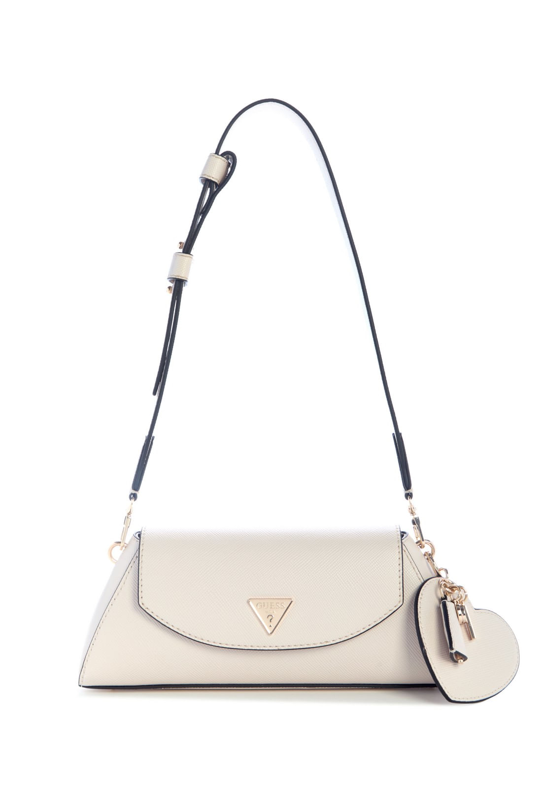 Bolsa Bolena Flap Shoulder Bag Cinza