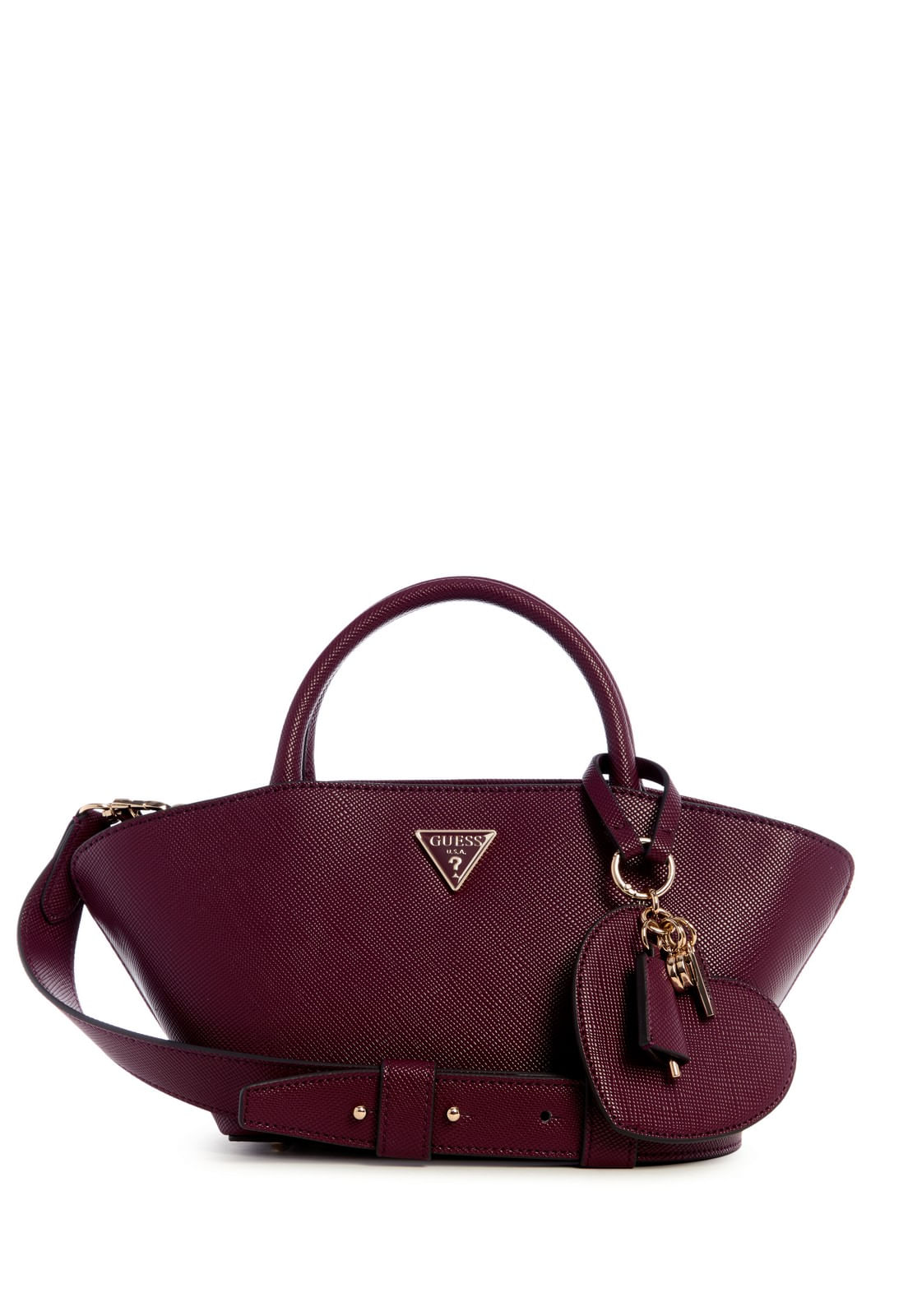 Bolsa Mini Bolena Satchel Vinho
