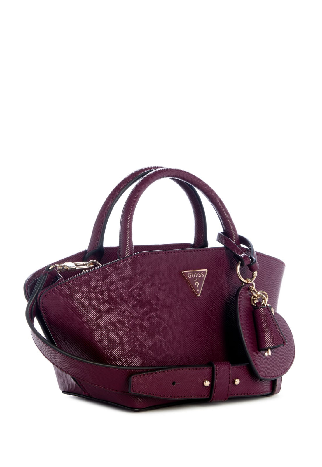 Bolsa Mini Bolena Satchel Vinho - Imagem 2