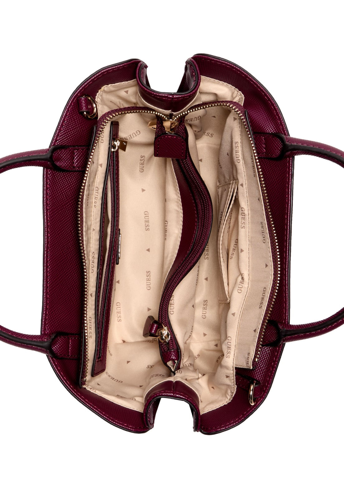 Bolsa Mini Bolena Satchel Vinho - Imagem 4
