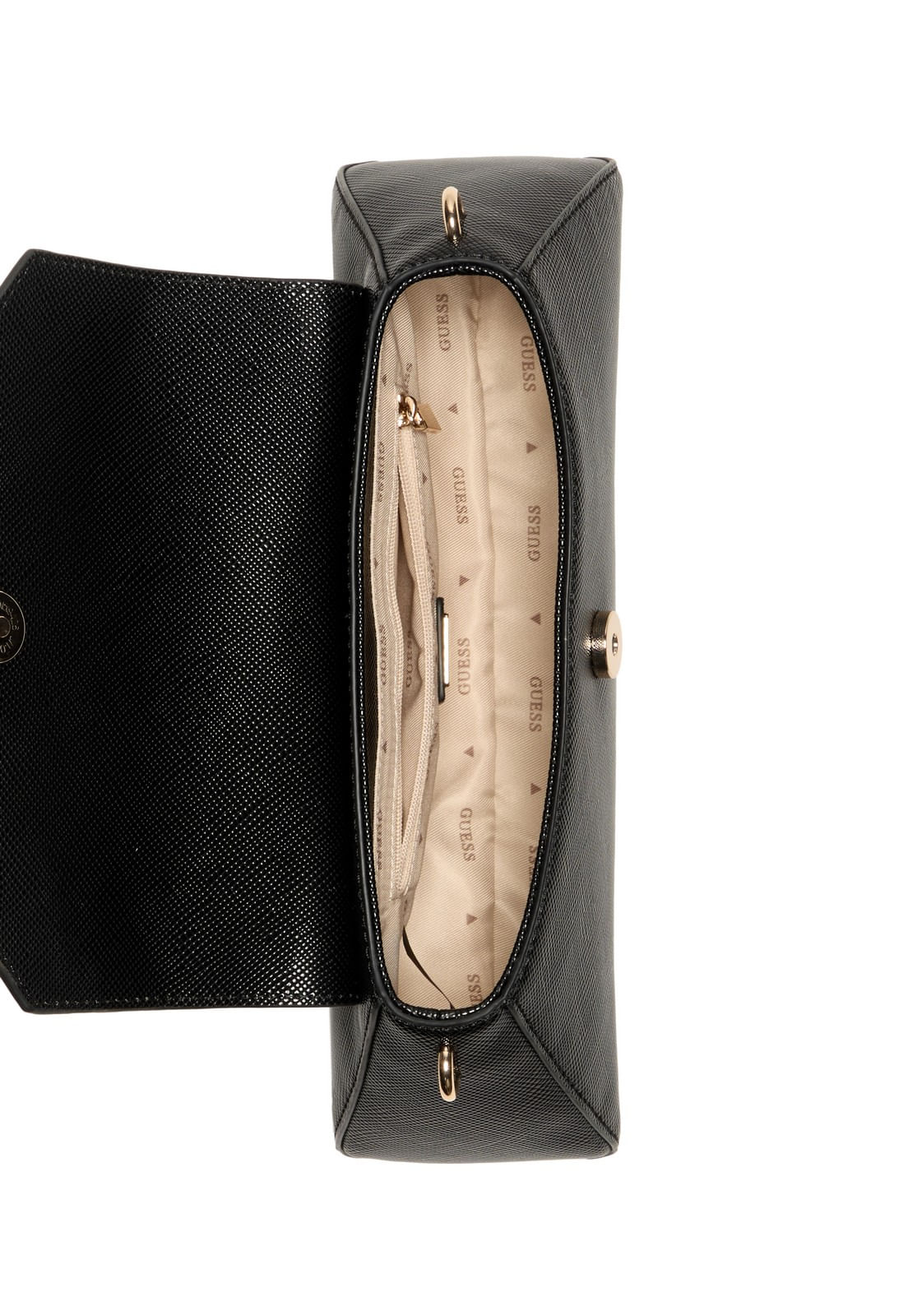 Bolsa Bolena Flap Shoulder Bag Preto - Imagem 4