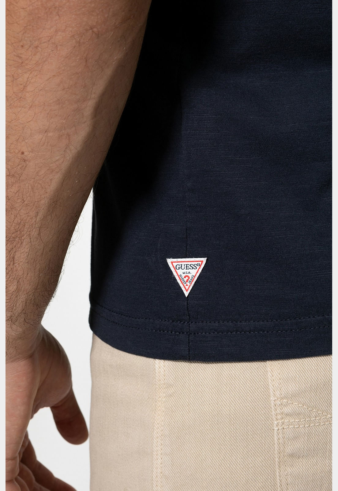 Camisa Polo Flamê Bolso Azul Escuro - Imagem 18