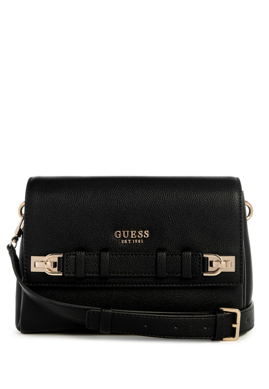 Bolsa Gregoria Flap Crossbody Preto