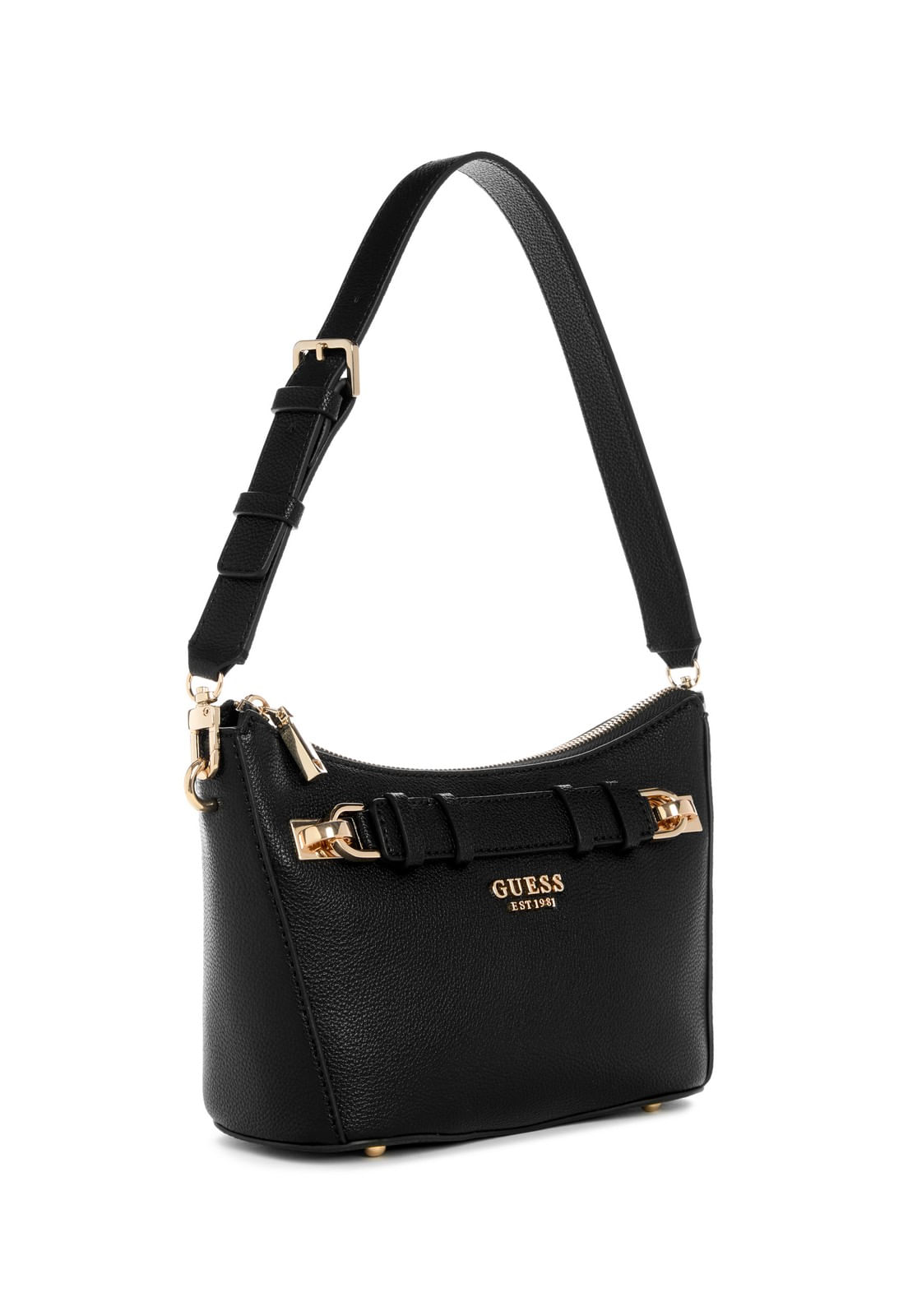 Bolsa Gregoria Eco Top Zip Shoulder Bag Preto - Imagem 2