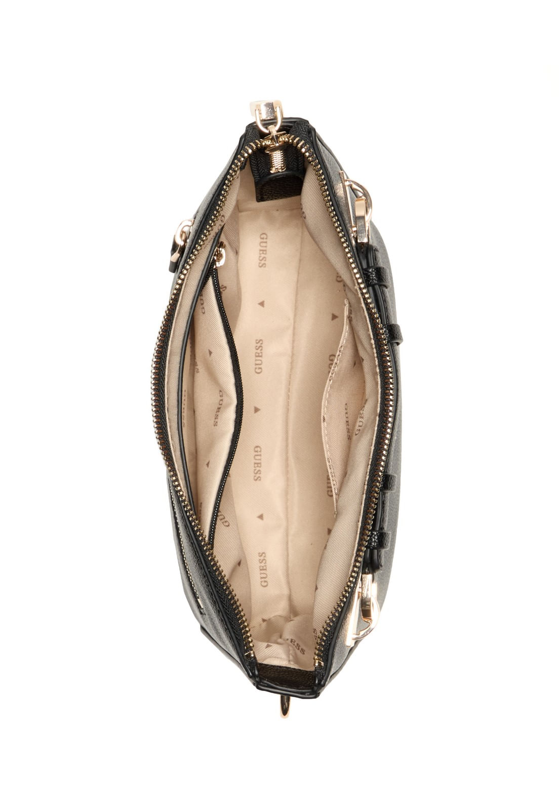 Bolsa Gregoria Eco Top Zip Shoulder Bag Preto - Imagem 4