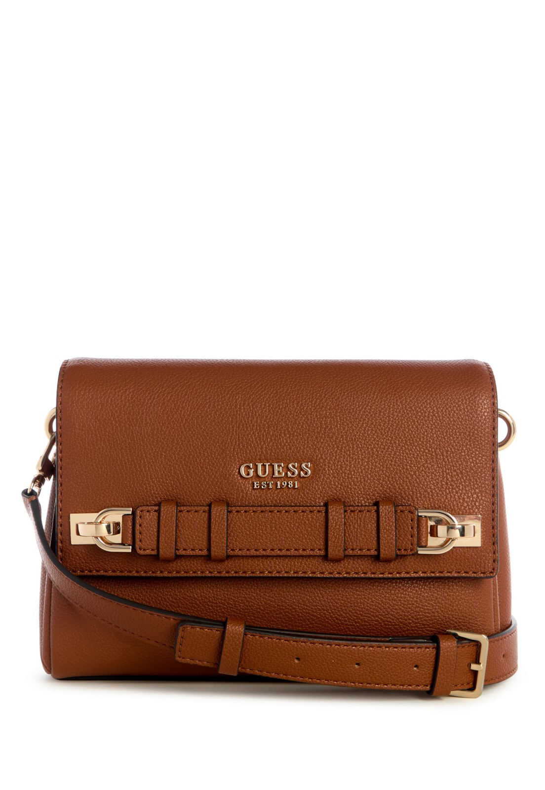 Bolsa Gregoria Flap Crossbody Marrom