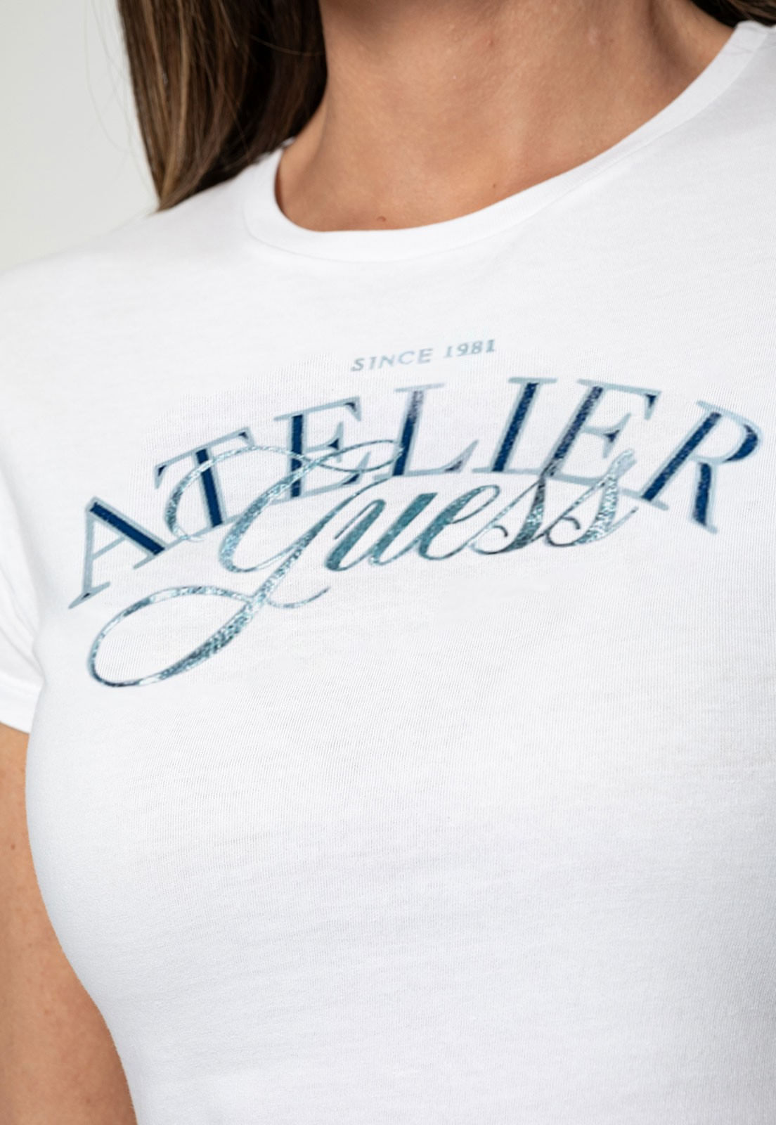 Camiseta Guess Atelier Branco - Imagem 12
