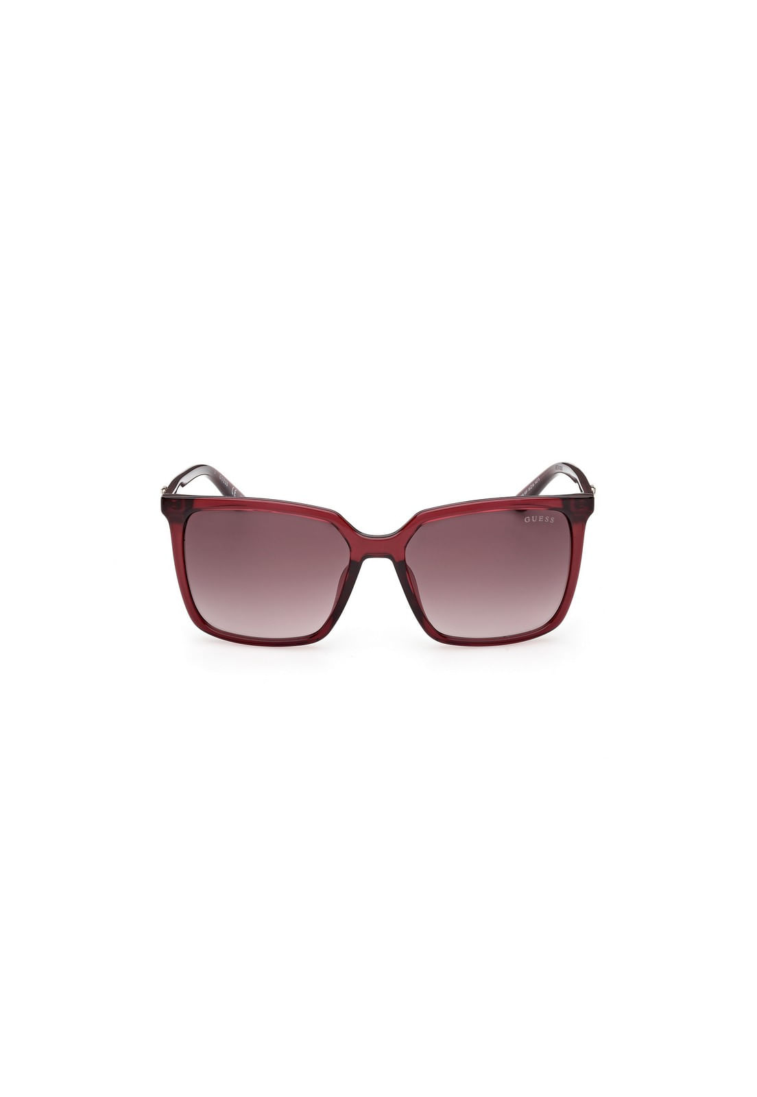 Óculos de Sol Quadrado Acetato Bordô