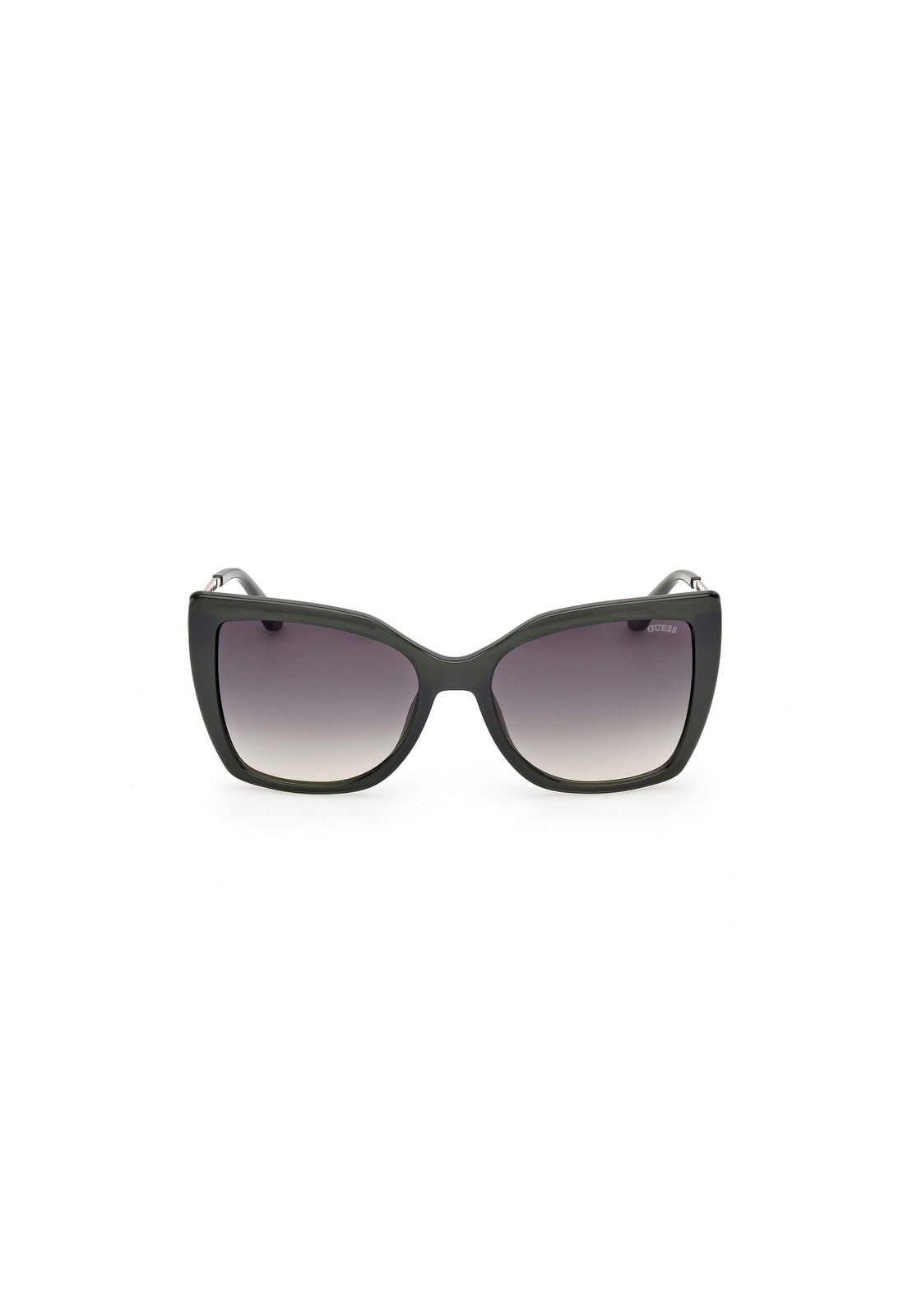 Óculos de Sol Quadrado Acetato Verde Escuro