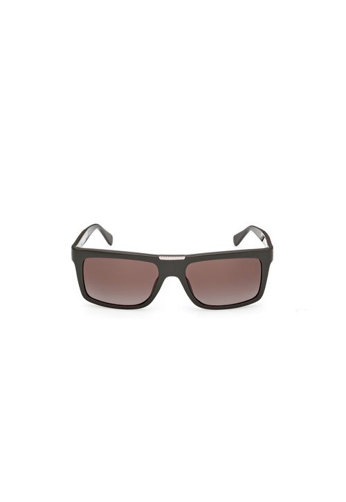 Óculos de Sol Retangular Acetato Verde Escuro