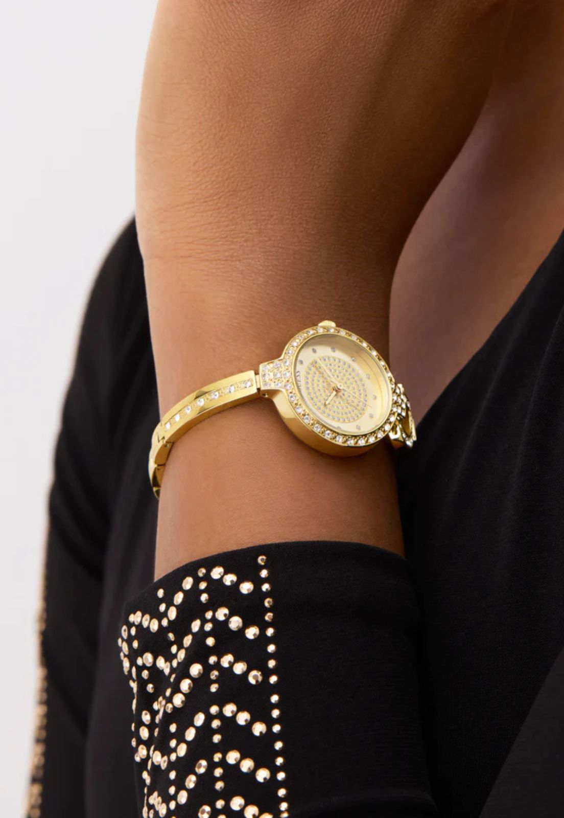 Relógio Giselle Redondo Dourado - Imagem 6