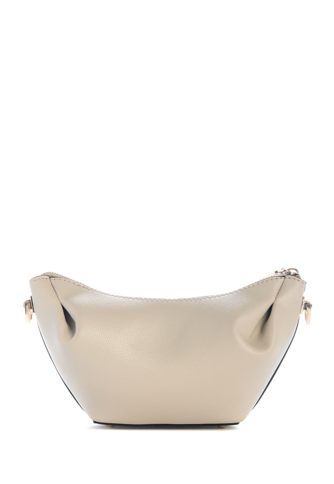 Bolsa Amorette Top Zip Shoulder Bag Bege - Imagem 8