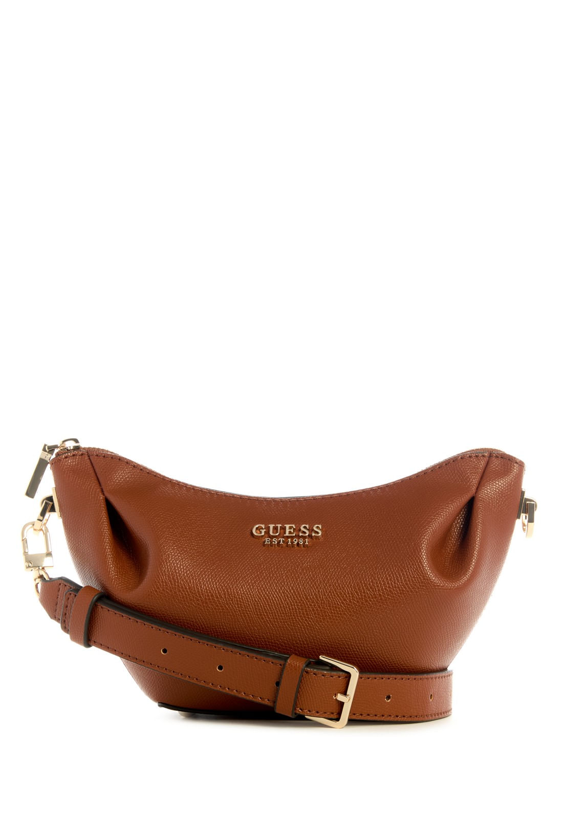 Bolsa Amorette Top Zip Shoulder Bag Marrom