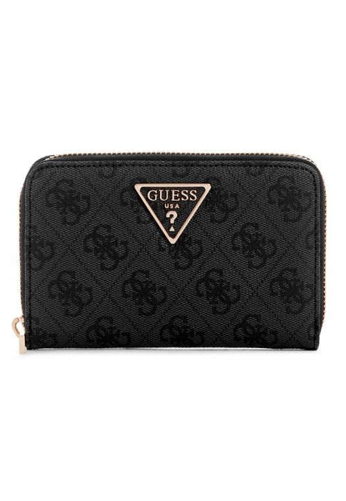 Carteira Laurel II Slg Med Zip Around Preto