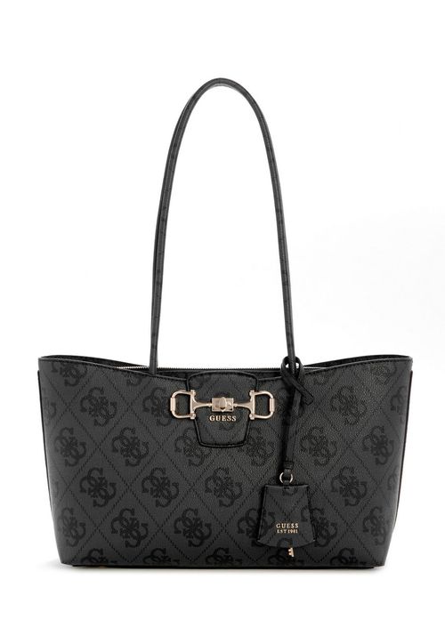 Bolsa Janie Logo Girlfriend Carryall Preto
