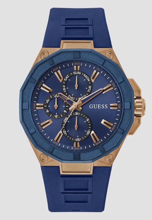 Relógio Sport Multifunção Rosé Azul