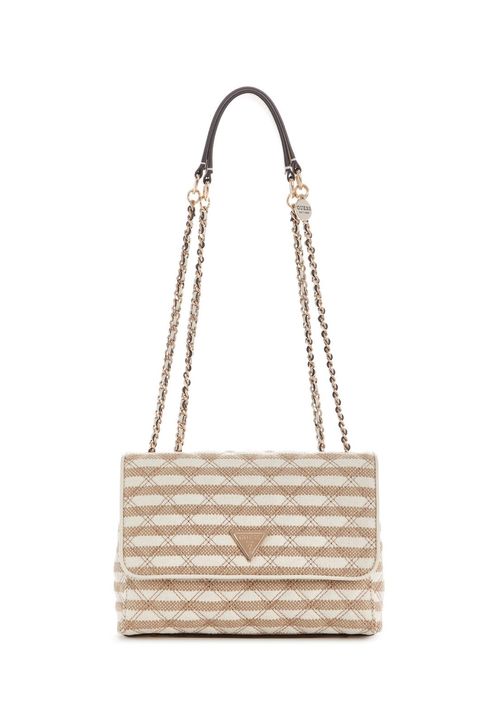 Bolsa Giully Ii 2 Tiracolo Flap Marrom Claro