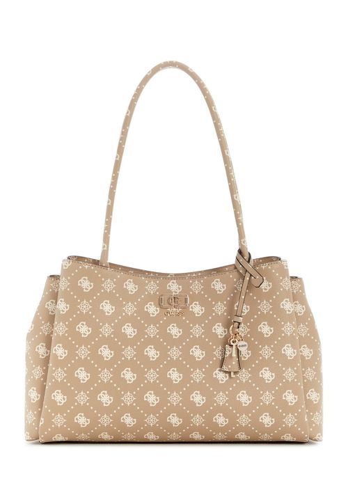 Bolsa Emelie Logo Girlfriend Carryall Bege