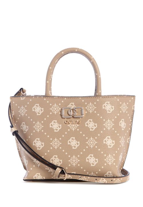 Bolsa Emelie Logo Mini Tote Bege
