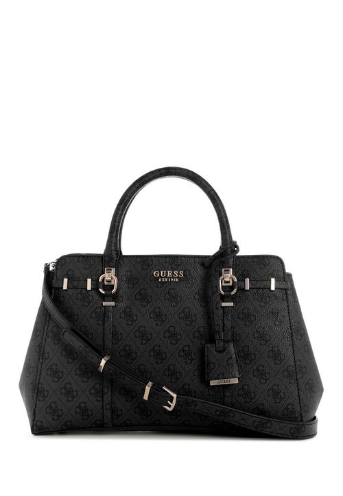 Bolsa Leona Logo Multi Comp Satchel Preto