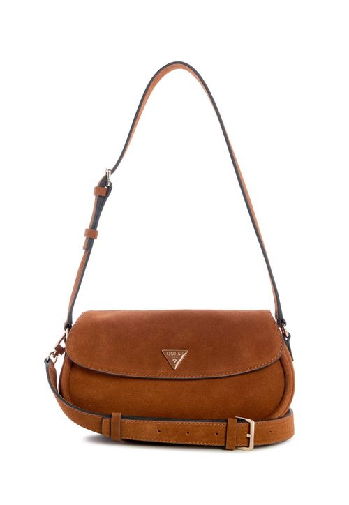 Bolsa Danya Flap Shoulder Marrom