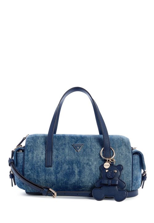 Bolsa Kassie Small Box Satchel Azul