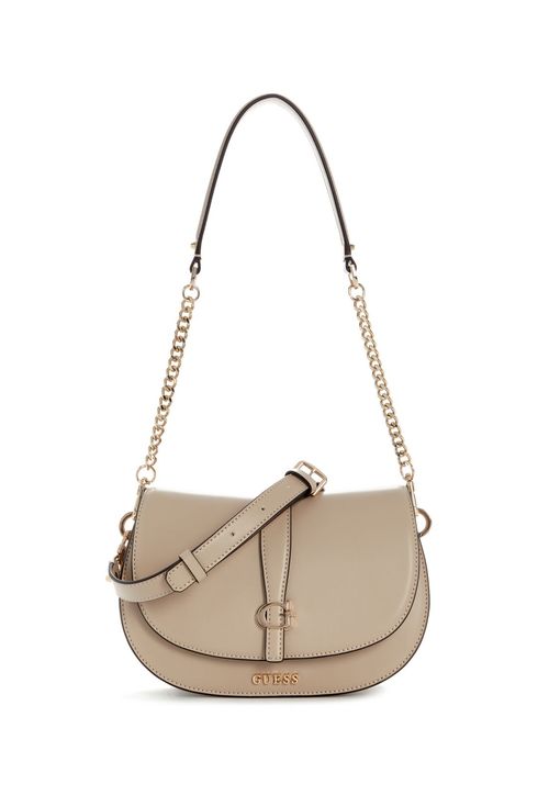 Bolsa Carrie Flap Shoulder Cinza