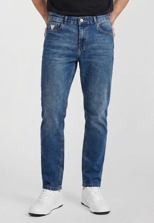 Calça Jeans Guess Slim Straight Azul