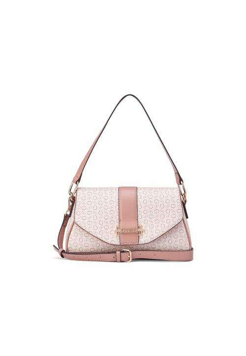 Bolsa Erika Flap Crossbody Rosa Claro