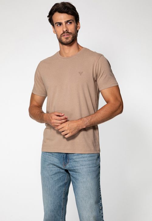 Camiseta Logo Triângulo PU Cinza