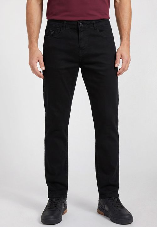 Calça Sarja Guess Slim Straight Preto