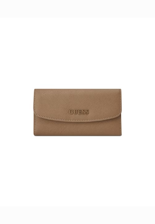 Carteira Remy Slim Clutch Bege